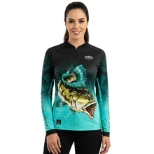 Camisa Camiseta Blusa de Pesca Tucunaré Casal Masculino Feminino Igual com Proteção uv50