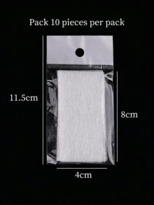 20/10Pcs Fiberglass Silk Wrap Nail Repair+Tweezers, Strong Protection & Extension Sticker For Nail Art At Home Or Salon - Multicolor - View 8