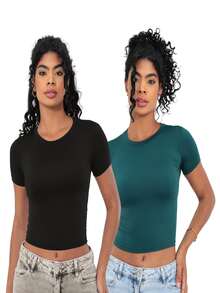 1 Preto e 1 Verde Escuro