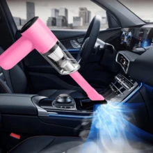 Aspirateur de voiture filaire 12V, mini aspirateur de voiture portatif haute puissance pour nettoyer les fentes/rainures, collecteur de poussière portable et compact - Multicolore - Voir 6