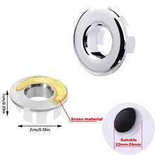 1/2pcs Flush Outlet Overflow Cover, Flush Outlet Ring, Overflow Flush Outlet Cover, Sink Overflow Plug, Bathroom Flush Outlet Overflow Ring, Suitable For Flush Outlets With An Opening Diameter Of 22 - 24 Millimeters.