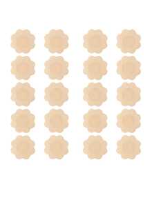 4/2/1 Pack Strapless Adhesive Bra Silicone Mango Cup Bra Breast Petals, Breathable For Small Bust, Lift And Gather, Invisible Backless Bra For Dresses, Gowns And Lingerie - Multicolor - View 30