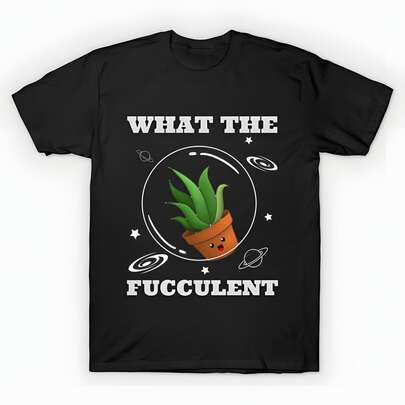 What the Fucculent in space with cute aloevera T-Shirt unisex de la de algodón puro de alta densidad de 220 g. C-AmiS-eta activa para mujer de - AL-Godón C-AmiS-eta 40240 % aL-Godón que se A-DAPTA a tu día Apto para todo tipo de perS-onas, ya sean mujeres o hombres Tejido duradero de alta C-Alidad apto para todas las estaciones, suave al tacto pero diseñado para durar Tops transpirables Conjuntos de otoño para mujer Conjuntos de vaC-Aciones para mujer Disfraz de Halloween para mujer