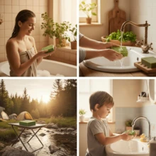 传统手工橄榄油皂，深层清洁，柔滑控油，留香持久，适合所有肤质，含橄榄提取物，无刺激