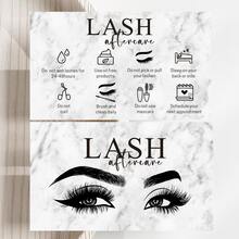 50 Packs Lash Aftercare Card Lash Extension Aftercare Instructions Cards 3.5 X 2 Inch Lash Lift And Tint Aftercare Card For Lash Tech Essentials Lash Tech Supplies Lash Aftercare Kit Lash Care Kit