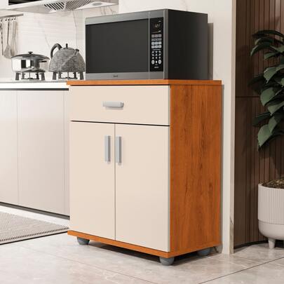 House Furniture Stores Armário Organizador 2 Portas Mell Cedro Off