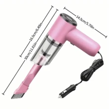 Aspirateur de voiture filaire 12V, mini aspirateur de voiture portatif haute puissance pour nettoyer les fentes/rainures, collecteur de poussière portable et compact - Multicolore - Voir 11
