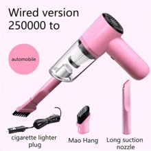 Aspirateur de voiture filaire 12V, mini aspirateur de voiture portatif haute puissance pour nettoyer les fentes/rainures, collecteur de poussière portable et compact - Multicolore - Voir 9