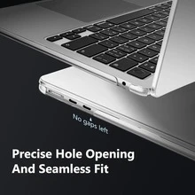 Compatible With Mac-Book Air 13 Inch Case, 2025-2022 M4 A3240 M3 A3113 M2 A2681 Hard Shell Case & Keyboard Skin Cover & Screen Protector - 黑色 - 查看 5