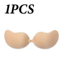 2026 New Invisible Stick-On Push-Up Bra - Strapless, Seamless Lift & Support, Soft & Supportive, Opaque Self-Adhesive Backless Bra Pads For Women, Hand Washable, Suitable For Backless Dresses And Tops, Backless Dress Accessory | Self-Adhesive Bra