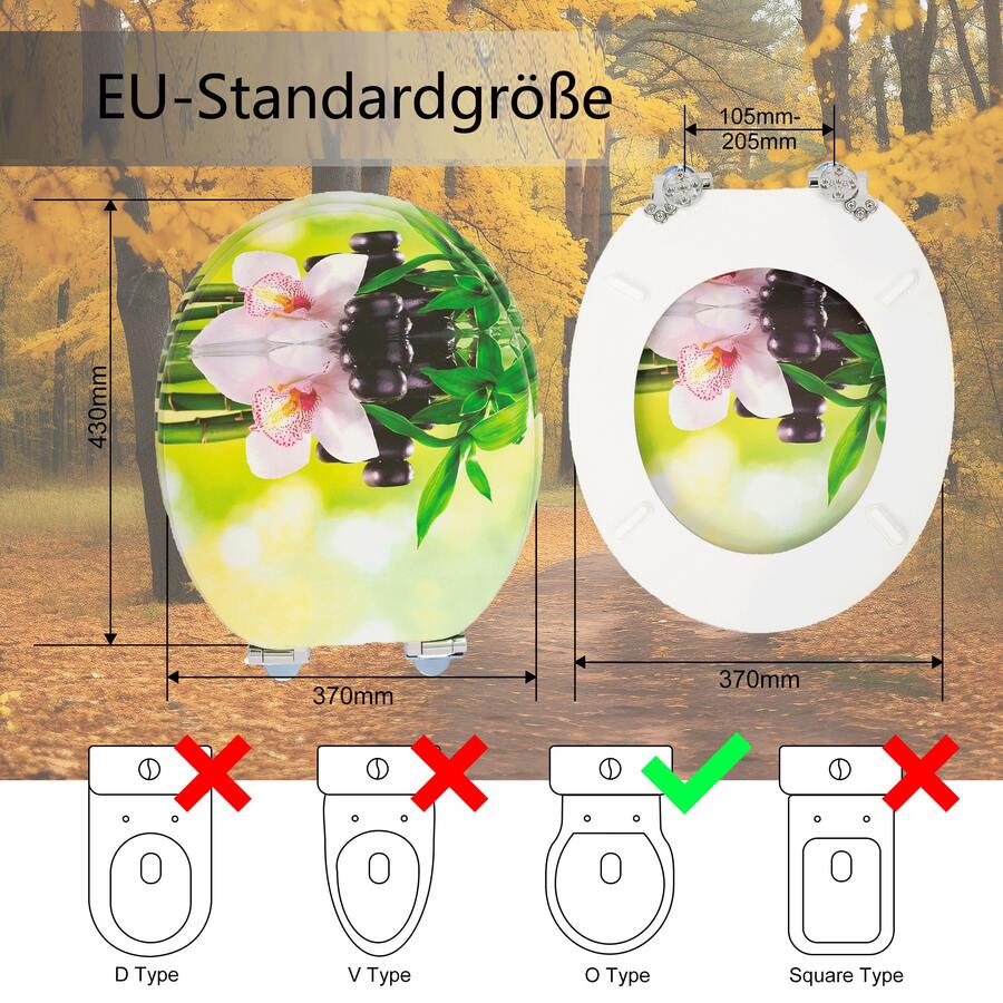 SINOBATH Sedili water, decorazione per il bagno - fiori - Visualizzare 1