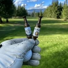 1/6Pcs Beer Bottle Shaped Golf Tees, Virtually Unbreakable & Plastic Golf Tees, Golf Gifts For Men & Women, Novelty Gift For Bachelor/Bachelorette Parties, Exclusive For Golfers,Christmas Present(Random Colors And Styles)