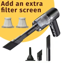 Wireless Hand-Held Vehicle Vacuum Handheld Cordless Handheld Blowers Mini Vacuum Cleaner For Home And Car Super Suction Power Can Be Used For Computerized Cleaning Of Crevices In Car Interiors At Home