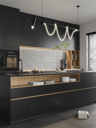 1 Roll 40" Wide Matte Black Wallpaper - Self-Adhesive, Waterproof, Oil-Resistant Vinyl Contact Paper For Home Decor, Room Decoration, Removable Wallpaper, Furniture Renovation, Winter Aesthetic, 39.37/118.1/196.85/393.7 Inch Length