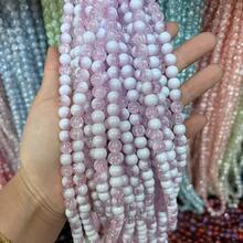 50pcs 8mm Explosion Flower Milk Cap Glass Beads - Sparkling Pendants, Bracelets, Necklaces, Earrings For DIY Jewelry Making - Small Business Craft Supplies - Grass Green - View 9