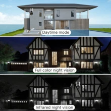 1296P Full HD Wireless WiFi Security Camera 355° Pan 90° Tilt Night Vision Two-Way Audio Multi-Party Sharing Home Outdoor IP Camera With Full View Monitoring - Multicolor - View 10