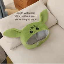 Star Wars Jedi Master Headphone Hat, Green Headphone Photography Prop, Theme Party Hat Decor Photography Prop, Cartoon Cute Hat, Warm Hat, Suitable As Valentine's Day Gift - Multicolor - View 11