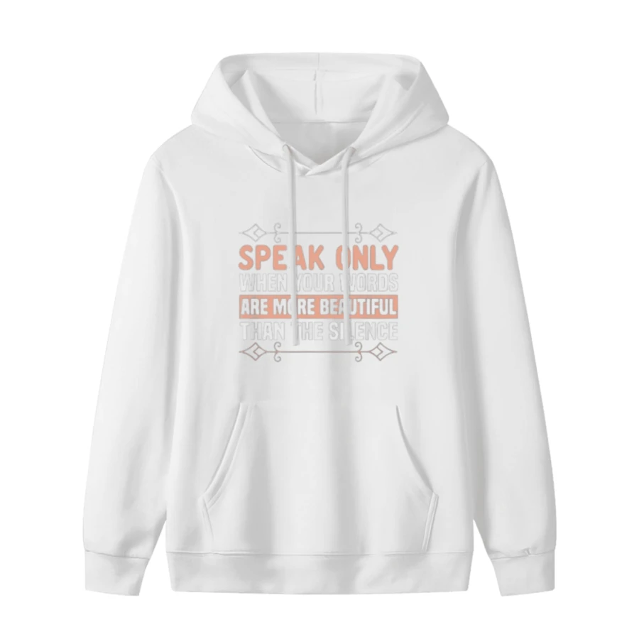 Islam Speak Only When Your Words Are More Beautiful Musslem Hoodie Hoodie - 款式10 - 查看 1