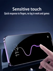 [3片裝高級鋼化玻璃螢幕保護貼]適用於小米/Apple手機，15、15C、15T、15T Pro、17、17 Pro、17 Pro Max，9H硬度鋼化玻璃技術防刮耐衝擊，疏油疏水防指紋，超薄高透明度，強韌彈性，滿足日常工作與商務需求，適合節日禮物/情人節/總統日/生日禮物/男朋友/女朋友 - 無色 - 查看 12