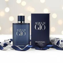 Perfume de hombre Regalo Ideal Navidad Reyes Magos, Colonia Azul en Caja de Lujo, Obsequio Perfecto para Novio Esposo Amante Jefe, Fragancia Tipo GIO Profondo para Aniversario Cumpleaños San Valentín, Aroma Fresco que Enamora, El Mejor Detalle para Él - Fresco - Ver 6