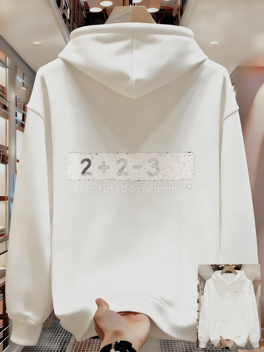 Street Style Hoodies For Men FA8M - 白色 - 查看 1
