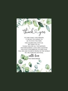 1/3/18/36pcs/Set Wedding Guest Favor Coaster Set, Heart-Shaped Coasters, Comes With Storage Bag And Thank You Cards, Suitable For Wedding Ceremony Or Anniversary, Wedding Favor, Guest Coaster Gift Set, Loose Heart Coasters, Thank You Cards, Organza Bags, Wedding Guest Souvenirs - Multicolor - View 13