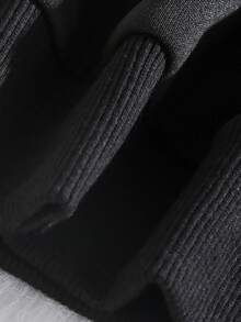 Cómodo y acogedor | Sudadera con capucha navideña para mujeres con bolsillos - Cómoda sudadera con cordón, estilo casual, lavable a máquina - Perfecta para otoño/invierno, suéter acogedor - Negro - Ver 5