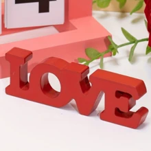 1 peça de decoração de mesa encantadora em PVC com a palavra "LOVE" - Ideal para o Dia dos Namorados e casamentos. - Multicolorido - Ver 10
