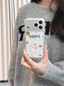 A Fashionable Phone Case With Cute Puppy Animal Patterns, Shockproof, Magnetic Attraction, Anti-Yellowing, Scratch-Resistant, Anti-Fingerprint, And Heat-Dissipation TPU Material, Suitable For 17/17 Pro/17 Pro Max/16 Pro Max/16 Pro/16/15/14/13/12/11. With A Sense Of Design And High-Quality Materials, Scratch-Resistant, Shockproof Protection, Anti-Fingerprint, Mobile Accessories, Fun Design, Fun Phone Case, Sturdy Material - Multicolor - View 2