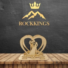 Rockkings Set de 12 Servilleteros para Boda en MDF con Diseño de Novios Dentro de Corazón – Decoración Elegante para Mesas de Boda, Eventos Formales, Recepciones, Banquetes, Mesas de Novios e Invitados – Ideal para Decorar Servilletas en Bodas Civiles y Religiosas, XV Años, Aniversarios, Pedidas y Celebraciones Románticas – Servilletero Artesanal con Corte Láser Preciso, Acabado Natural y Frase "Nuestra Boda" – Perfecto como Recuerdo, Centro de Mesa y Detalle Decorativo – Medidas por Pieza: 20 cm de Largo * 15.2 cm de Alto * 7.5 cm de Fondo – Accesorio Decorativo para Mesas Temáticas, Ambientación Profesional, Fotografía de Evento y Montajes de Lujo – Fácil de Personalizar, Pintar o Adaptar a Tu Estilo de Fiesta – Alta Resistencia, Presentación Estética y Excelente Calidad en MDF - Camel - Ver 9
