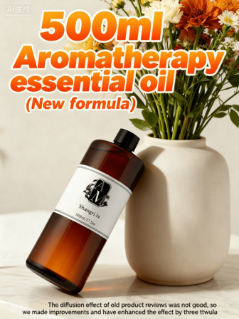 500ml Shangri-La Ätherisches Öl: Lavendel Vanille Jasmin Sandelholz Duftdiffusor Luftbefeuchter Aromatherapie Duft Zuhause Pflege Entspannung Langanhaltender Duft Raumspray Weißer Tee Zitrus Sojakerze Geschenkset Natürliche Aromatherapie