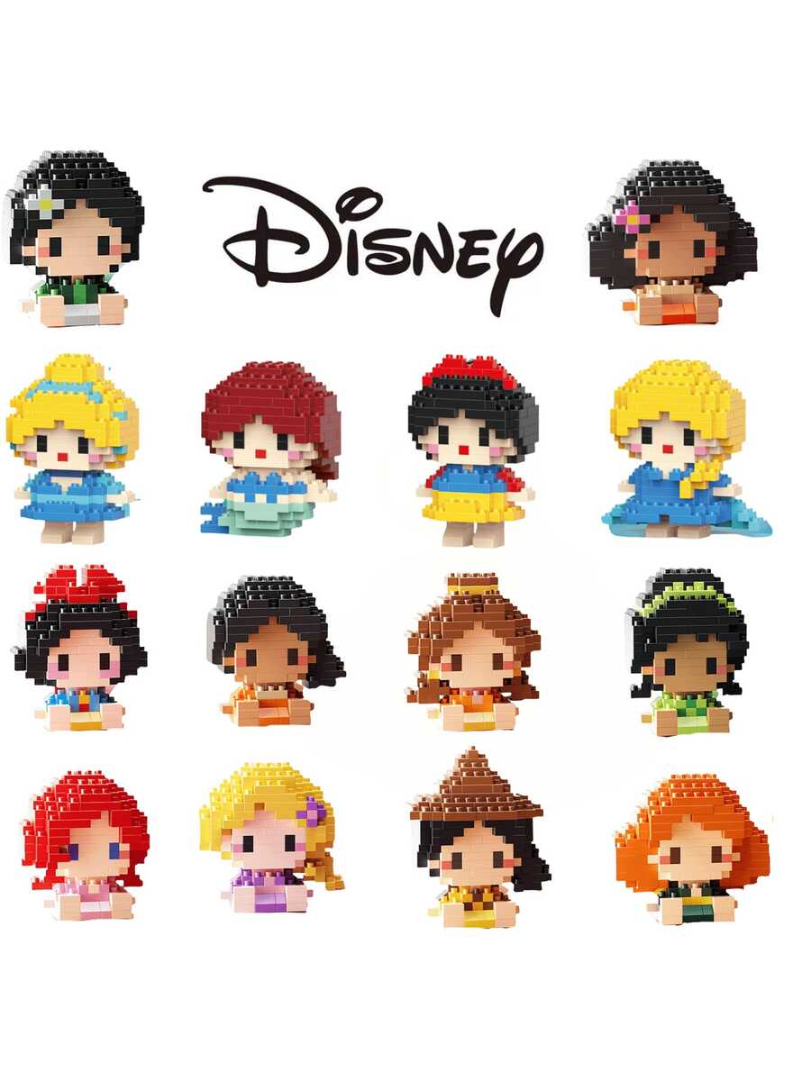 Mini Princess Building Blocks, Including And Other Cartoon Characters, Suitable For Educational DIY Games, Cartoon Animation Games, Back To School Supplies, As Well As Christmas And Birthday Gifts. Anime Character Toys Are Also Suitable.