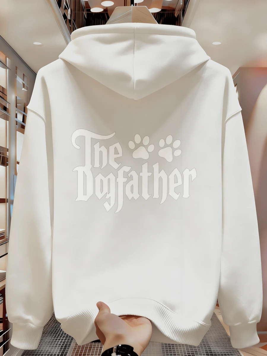 Sudadera de Corte Holgado para Hombre R4N1 - Blanco - Ver 1