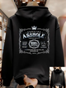 Sudadera con capucha para hombres 8CVM - Negro - Ver 8