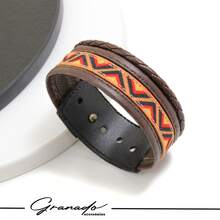 Men's String Bracelets - 咖啡棕 - 查看 2