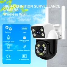 1296P Full HD Wireless WiFi Security Camera 355° Pan 90° Tilt Night Vision Two-Way Audio Multi-Party Sharing Home Outdoor IP Camera With Full View Monitoring - Multicolor - View 13