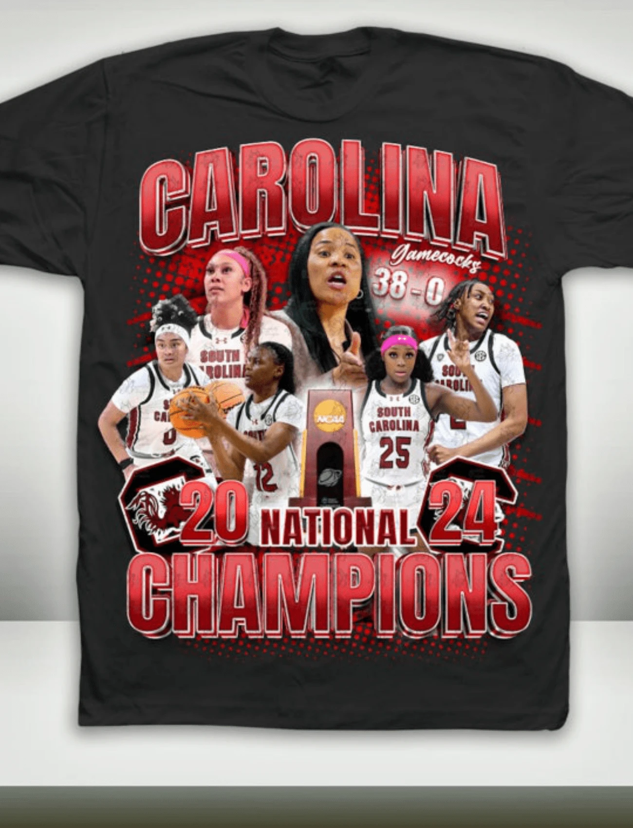 South Carolina Champions - T-Shirt - 黑色 - 查看 1