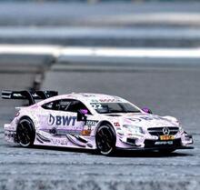 Burago 1:43 比例合金奔驰拉力赛车模型，带展示架，静态迷你车收藏，耐用玩具车，男士礼物 - 粉色 - 查看 7