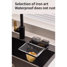 1 pieza Rejilla desechable para drenar restos de comida del fregadero de la cocina - Apta para platos y verduras - Rejilla de drenaje del fregadero, Vida en el hogar, Cocina y comedor, Utensilios de cocina, Colador y centrifugadora de ensalada, Cesta de frutas de cocina, Rejilla de drenaje del fregadero - Multicolor - Ver 5