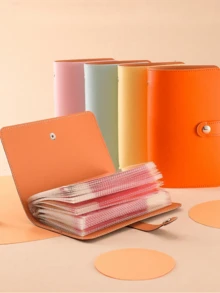 100pcs Envelopes, Refillable Binder Pouch, Money Saving Binder, Multi-Functional Binder Pouch, Portable Organizer Bag, School Supplies, Holiday Gift, Holiday Essential, 100 Days Money Saving Plan, Up To 50 Sheets Capacity, Money Saving, Under $1 Item, Travel Essential - Savings Book - View 5