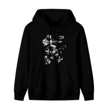 Unisex Short Sleeve T - Hoodie Featuring Halo 3 Master Chief Artwork - Black, Casual Soft, Pure Cotton 220gsm Pattern Printed Hoodie - Kiểu 1 - Xem 1