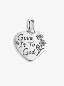 1件925纯银“献给上帝”吊坠，适合DIY串珠、手链制作，精美礼品，圣诞礼物 - 款式4 - 查看 7