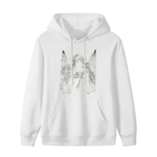 Gothic Angel Dark Art Graphic Hoodie,Comfortable Casual Short Sleeve, 220 Grams Heavyweight Cotton Printed Hoodie,Halloween(1) - 款式27 - 查看 1