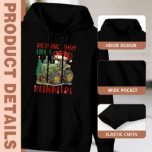 El Mariachi Loco Viva México Chicano Arte Lowrider DGA D Gonzales 1Men's Comfortable Cotton Hoodie With Round Neck And Short Sleeves 180g(1) - Style 23 - View 3