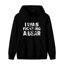 Injury Get Well Gift For Black Funny Bear Rvery Surgery Hoodie Hoodie - Style 7 - View 1