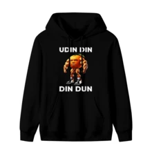 Udin Din Din Dun Italian Brainrot Meme Udindindindun Orange Hoodie Hoodie - Kiểu 1 - Xem 1