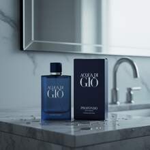 Perfume de hombre Azul Profundo 100ml, Fragancia Tipo GIO Profondo, Aroma Marino Mineral Idéntico al Original, Colonia en Oferta Especial, Regalo de Alta Calidad para Uso Diario, Alternativa Perfecta Larga Duración