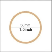 100g Ligas de Hule Resistentes 38mm (1.5") / Bandas Elásticas de Goma Multiusos para Oficina, Escuela y Hogar / Organizador de Cables, Papelería, Flores y Dinero / Alta Elasticidad Color Beige Natural - Beis - Ver 4