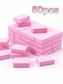 1/10/30/50/100/150/300/500pcs Mini Nail Buffer Blocks, Suitable For Acrylic & Natural Nails, 100/180 Grit Nail Polishing Blocks, Bulk Nail Buffers, Professional Manicure Nail Files, Nail Accessories - Nhiều màu - Xem 21