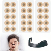 90片/套磁性鼻贴，4个鼻夹和1个磁性鼻撑，外用鼻贴，可吸入鼻贴，磁性鼻贴和鼻撑套装，男女通用，适合运动、居家、旅行和商务场合。是馈赠家人、朋友和爱人的理想礼物。 - 黑色 - 查看 4